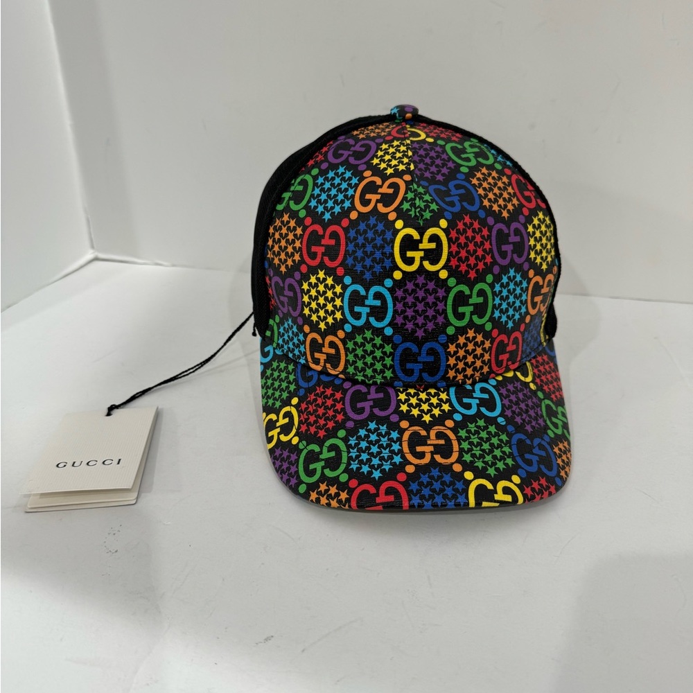 Gucci GG Psychedelic Cap Sz M 58 Cm NEW